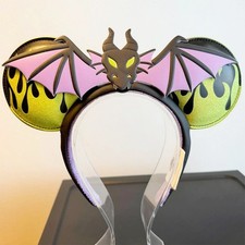 Disney Parks Maleficient as Dragon Sleeping Beauty Minnie Mouse Ear Headband US