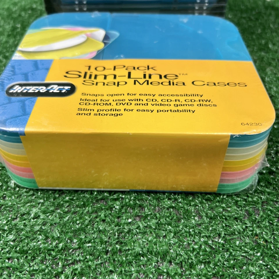 Imation CD-R 80Min 700MB w/ Slim Jewel Cases Lot of 20 & Interact Slim Cases NEW - Image 4 of 4