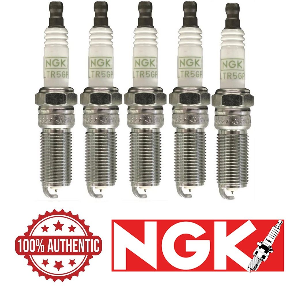NGK PLATINUM Spark Plugs Set of 5 for 2004-2012 GMC Canyon 3.5L 3.7L L5