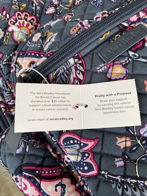 New Vera Bradley Felicity Paisley Campus Backpack Small Pack 