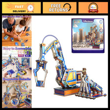 STEM Robotic Arm Kit - Hydraulic Mechanical Hand DIY Science Project for Kids 8-
