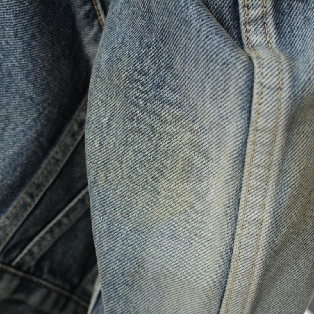 USED GOOD CONDITION BALENCIAGA 22 HOODED DENIM JACKET SIZE 32 0IE GOOD thumbnail 11