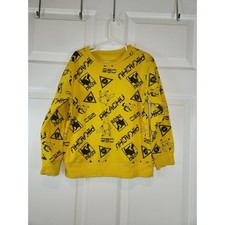 Boy's Sz S Yellow Sweatshirt Pikachu by Pok mon