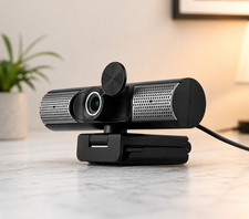 HD 1080P USB Webcam with Mic Built-in Speakers Auto Focus PC Laptop Camera