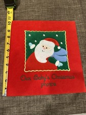 Vintage Baby Essentials Photo Album Red Hold 200 Pictures 4x6