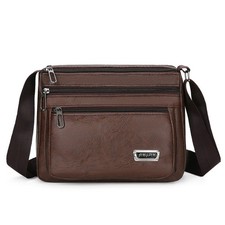 Large Capacity Men's Crossbody Bag Waterproof Business Man Messenger Bag