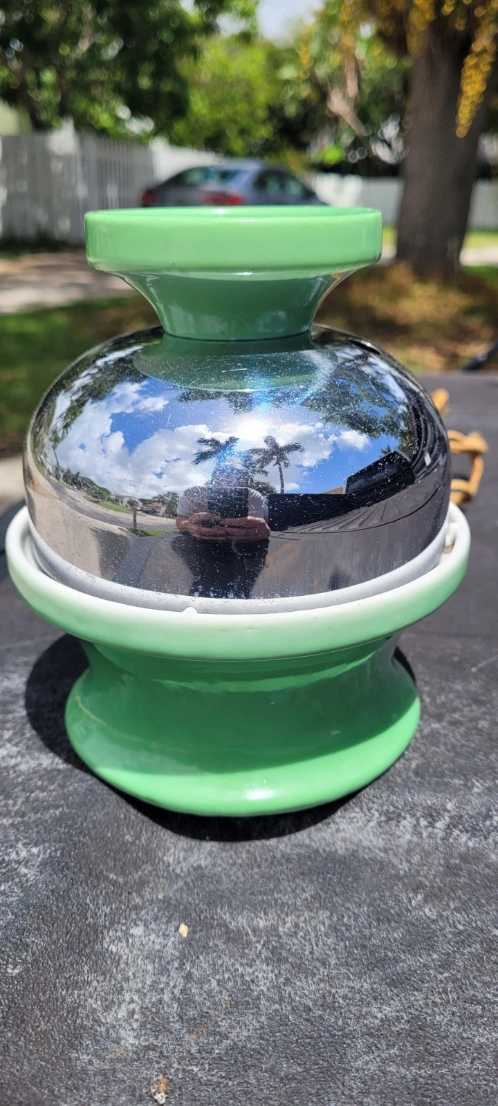 Antique Hankscraft Egg Cooker #599 Jadeite Green
Opens in a new window or tab
