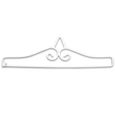 White Garden Flag Pole Front Porch Wall Hanger Pole for Garden Home Flags