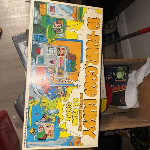 Vtg 1976 Parker Brothers 10-4 Good Buddy CB Trucker Radio Board Game COMPLETE!