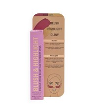 Revolution Blush & Highlight Stick- Mauve Glow - NEW SEALED