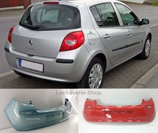 STOßSTANGE HINTEN LACKIERT IN WUNSCHFARBE NEU für Renault Clio 2005-2009