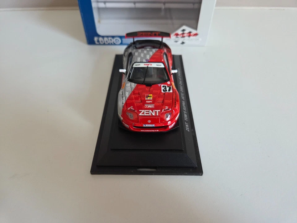 Ebbro 1/43 Zent Tom's Toyota Supra Montin/Kurosawa - #37 JGTC 2002 - 43337 - Immagine 2 di 4