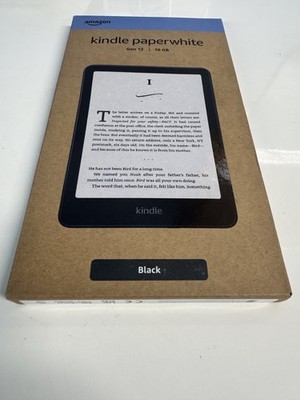 NEW sealed Amazon Kindle Paperwhite 16GB Black P# SA568B 12 Gen