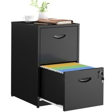 2 Drawer File Cabinets Metal Office File Cabinet with Lock