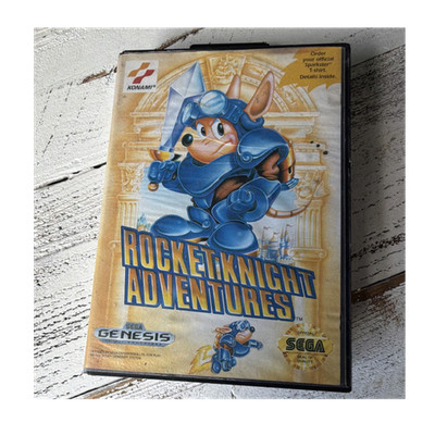 Rocket Knight Adventures (Sega Genesis, Konami, 1993), Original Case