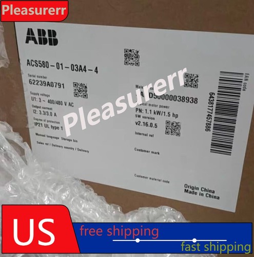 ACS580-01-03A4-4 brand new ABB Frequency converters ,ACS5800103A4 US Free TAX
