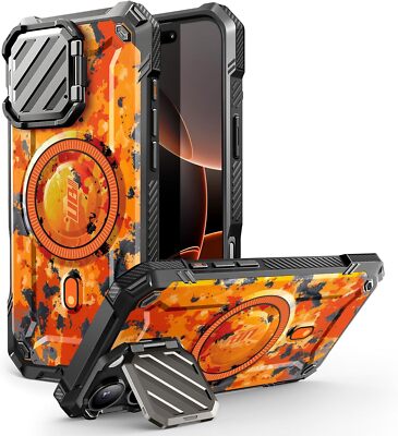 SUPCASE Magnetic Case Shockproof Back Cover for iPhone 16 Pro 2024 +Camera Cover