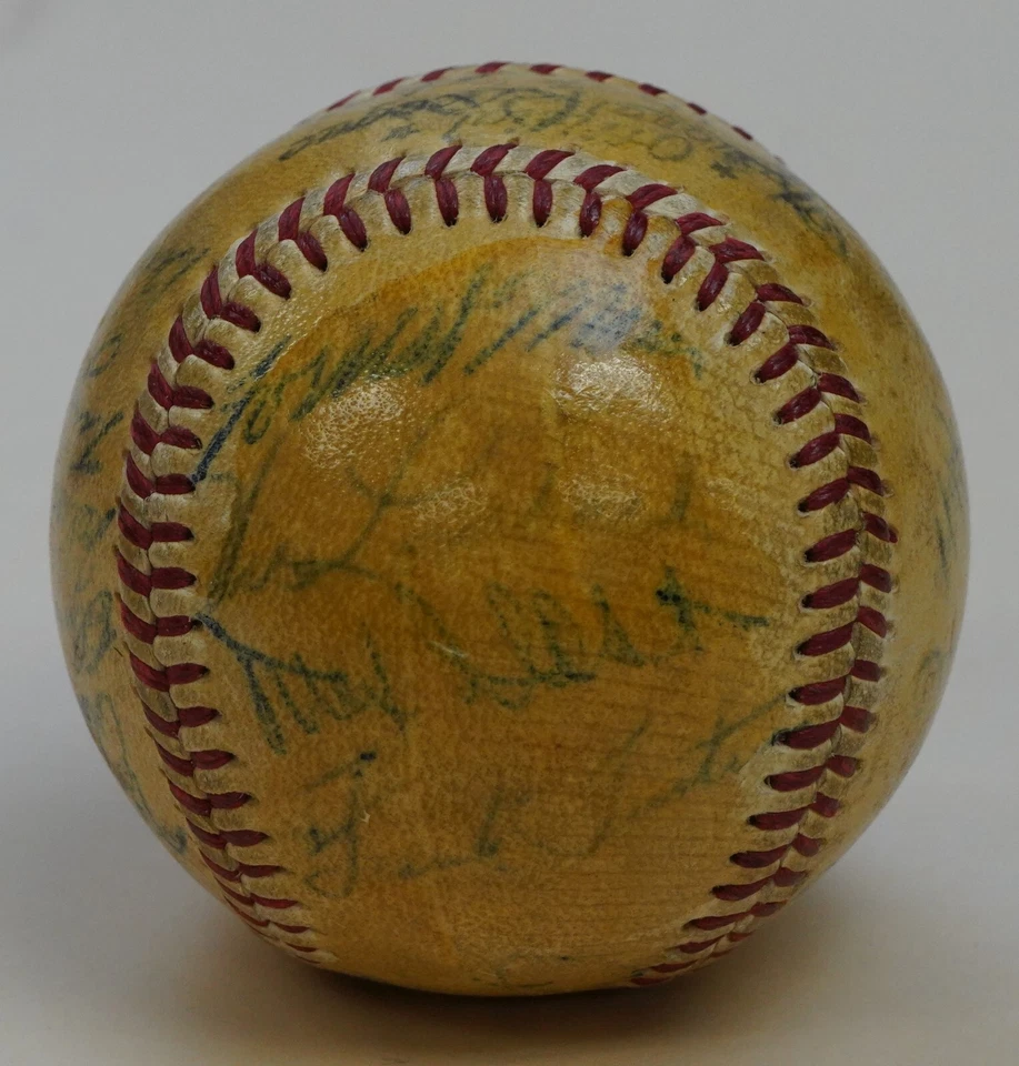 1948 Pirates Team Signed Baseball PSA/DNA LOA Ralph Kiner Tiny Bonham Bill Meyer - Image 3 of 4