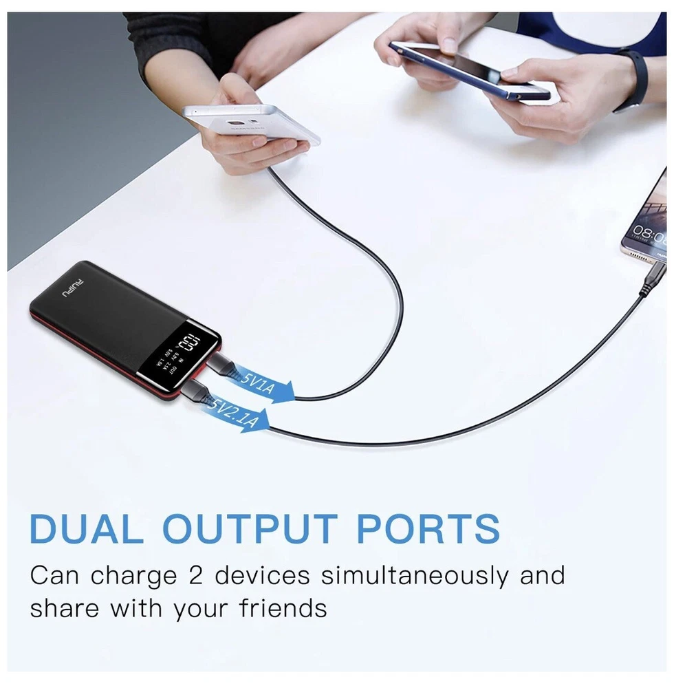 Power Bank 24000mAh Portable Charger High Capacity Dual USB External Battery Power Bank 24000mAh Portable Charger High Capacity Dual USB External Battery