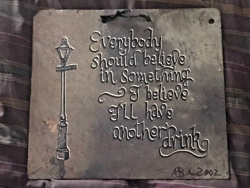 NEW ORLEANS  SLATE ROOF TILE Antique- You gotta believe