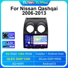 For Nissan Qashqai j10 2006-2013 Car Radio 4G Multimedia GPS Navi Head Unit Auto