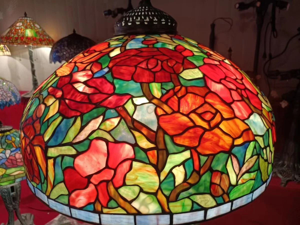 Fake stained glass lamp shades deals