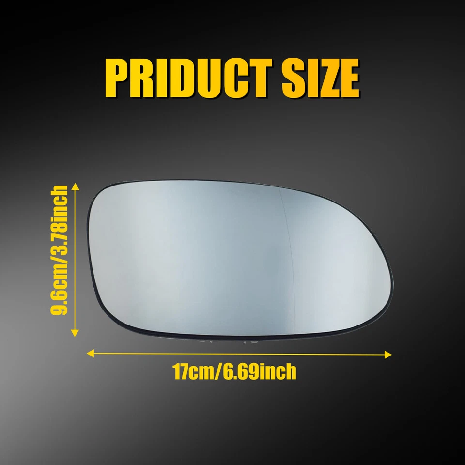 Mirror Glass Fit 1998-2002 Mercedes Benz CLK320 Heated Passenger Side GA-ME2103 - Image 4 of 4