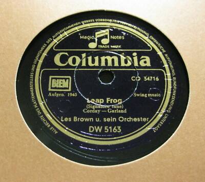 LES BROWN Leap Frog / I've Got My Love To Keep Me Warm COLUMBIA DW 5163 (351)