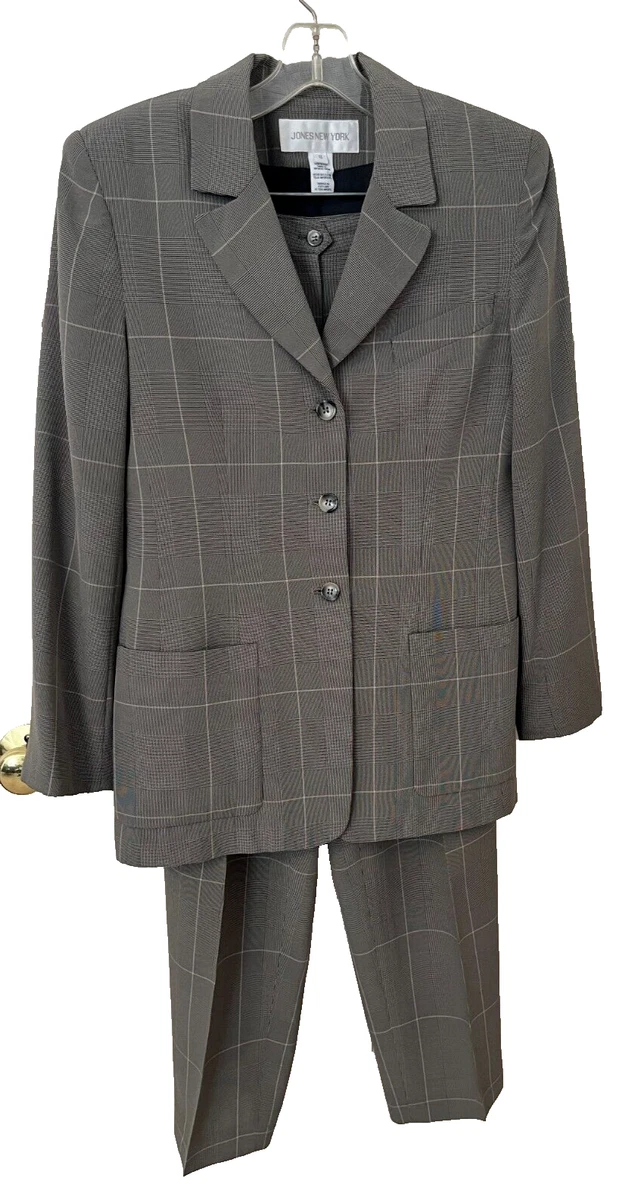 JONES NEW YORK - PANT SUIT - CHARCOAL (SIZE 6P