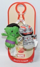 Hallmark Itty Bittys Clippys HULK ULTRON Marvel Avengers 3" Plush, NEW on Card