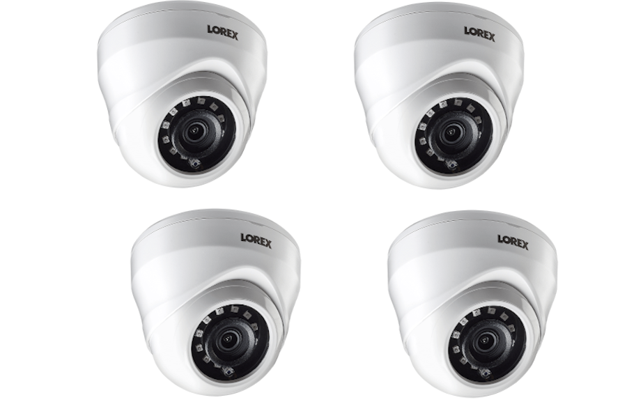 Lorex LAE221 1080p HD Analog MPX Security Dome Camera (4PK) for lorex