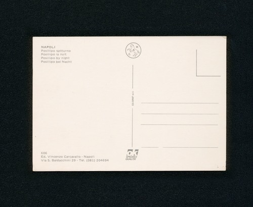 Par de postales Napoli Ediz Vincenzo Carcavallo sin publicar 603/606 Italia vacaciones - Imagen 5 de 5