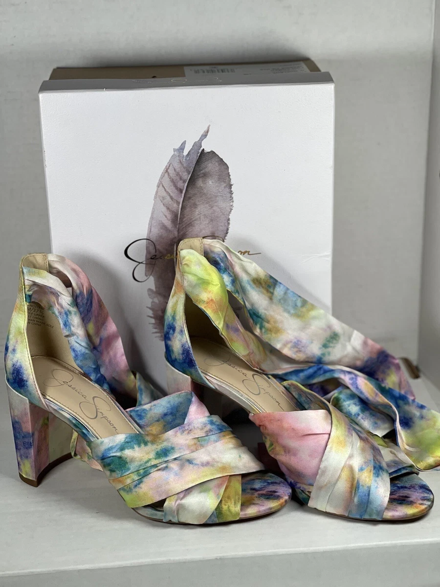 Jessica simpson floral pumps sale