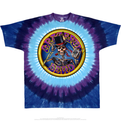 GRATEFUL DEAD-QUEEN OF SPADES-2 Side TIE DYE T-SHIRT S,M,L,XL,XXL Garcia,Lesh