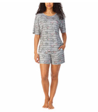 NEW Disney Women's 2 Piece Short Pajama Set Size XS