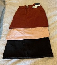 Three 3 Old Navy Mini Skirts Size Large 10-12 Girls New 2 and Pre-Worn 1