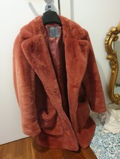 Matalan Used Pink Furry Women's Coat Size 10