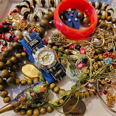 Vintage Schmuck Konvolut zum Tragen Umdrehen oder Restaurieren - lbb0310
