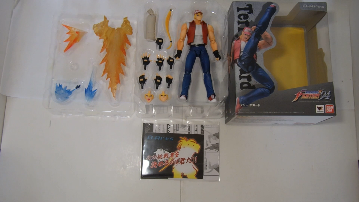 D-Arts Terry Bogard Fatal Fury Bandai 2012 Action Figure Complete