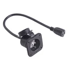 MICTUNING 110-125V 15A AC RV/Marine Power Inlet Port Plug w/ 18” Extension Cord