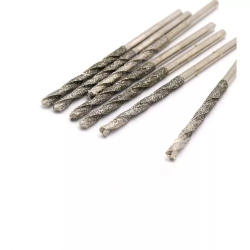 Diamantbeschichteter Spiralbohrer mit Spitze für Glas Schmuck Stein Fliese USA - Bild 16 von 40