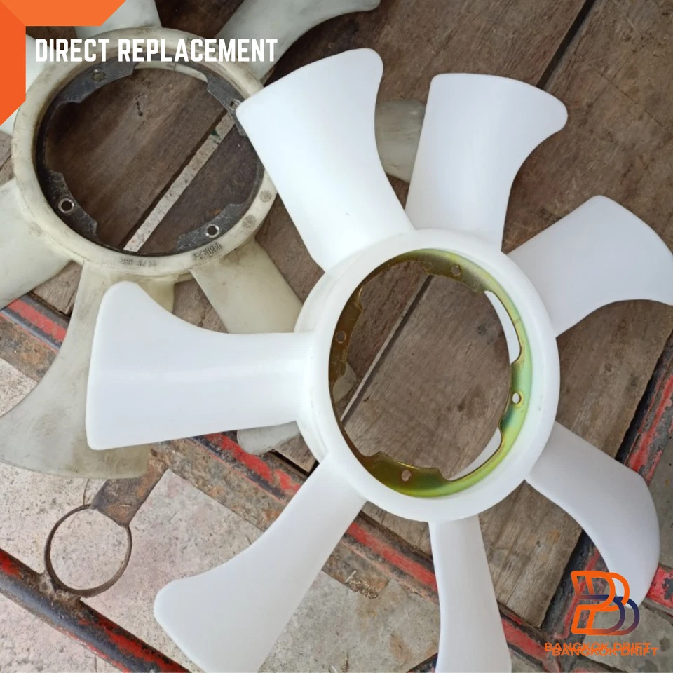 Radiator Engine Cooling Fan Blade For Nissan Pickup Hardbody BDI D21 TD25 86-96 - Image 3 of 4