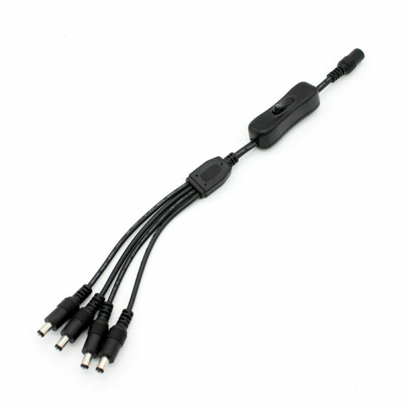 DC12V IN-LINE ON/OFF Power Switch Adapter for LED Strip Light CCTV ...