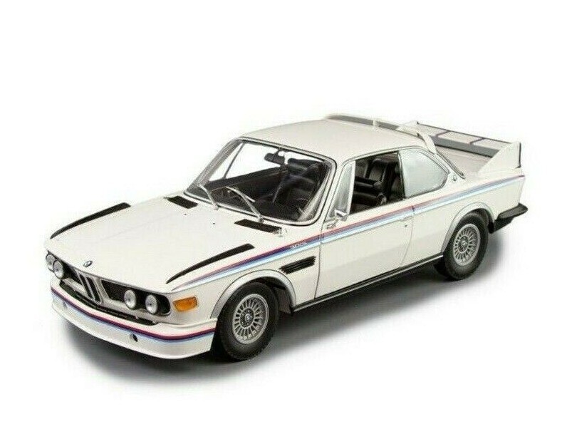 未開封品 1/18 BMW 3.0 CSL Spoiler Set 1973 1/18 BMW 3.0 CSL Coupe 1973 White Full Openings Model by