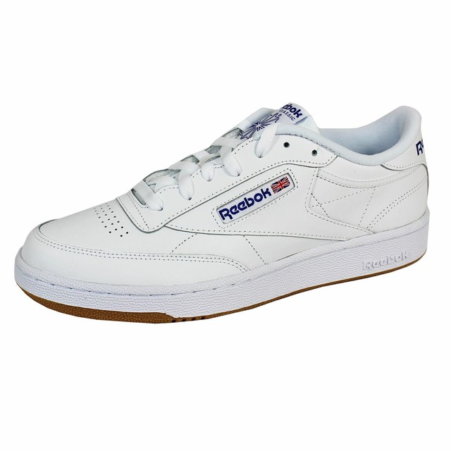 reebok club c 85 trainers in white