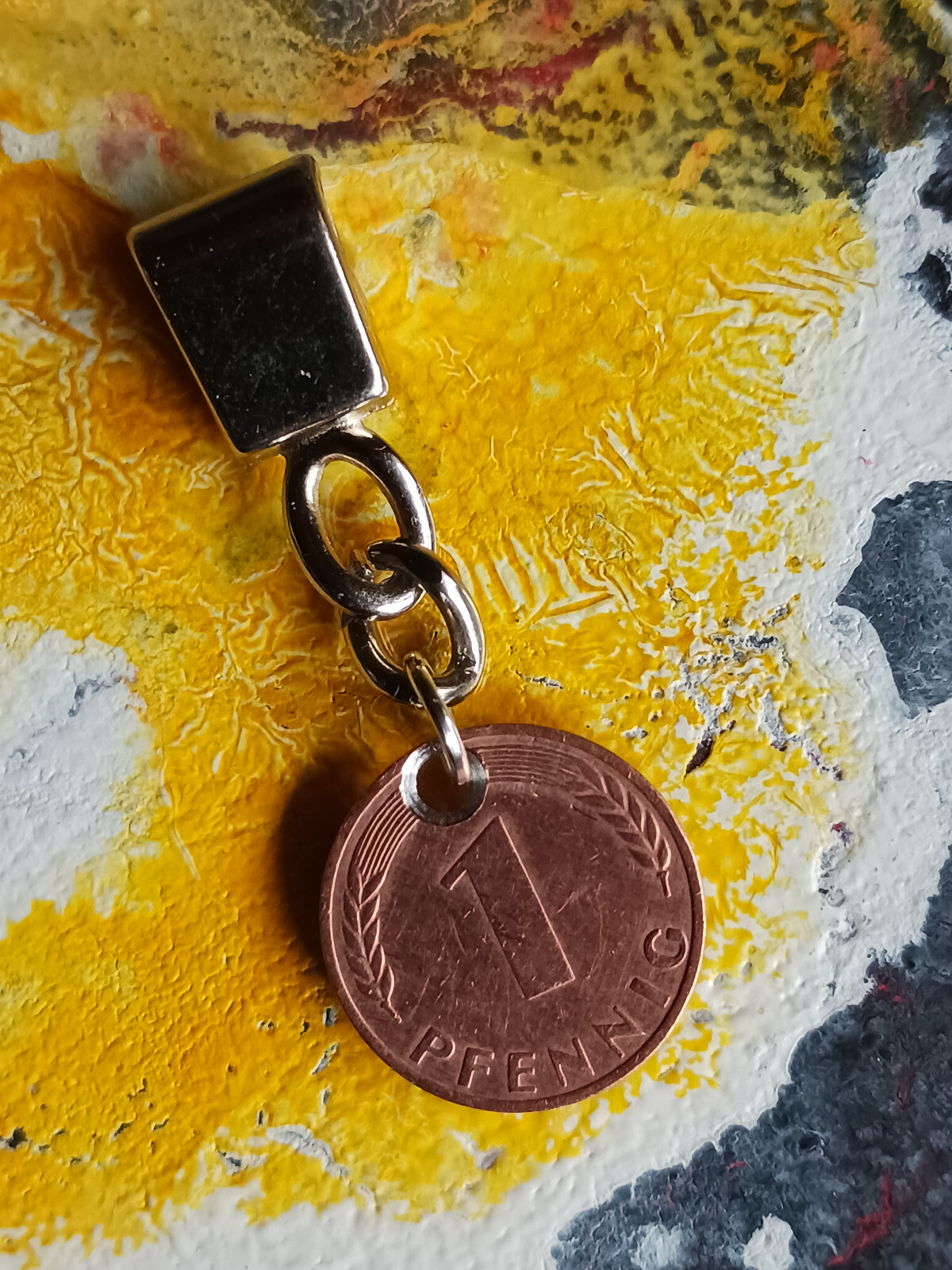 Pfennig Schlüsselanhänger Glück Treue Geschenk Glücksbringer Geburtstagswünsche