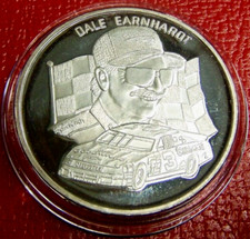 Dale Earnhardt-Racing Greats Round 1 Troy Oz..999 Fine Silver-Limited 113.16 per troy oz