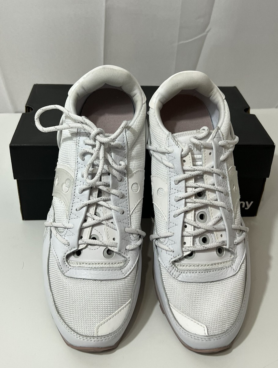 Saucony Jazz DST Shoes White/Shadow S70528-1 Size 12 Men 13.5 Women Medium Box Saucony Jazz Original in White | SVD USA main image 3