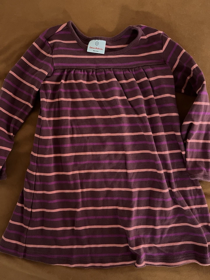 Bundle 3 Hanna Anderson Girls Dresses Size 5 #079 - Image 4 of 4