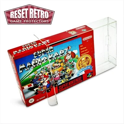 Schutzhüllen Super Nintendo OVP SNES 0,3 / 0,5 mm MIT / OHNE Laschen protectors - Bild 1 von 4